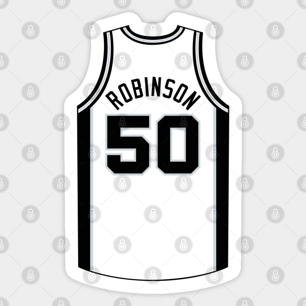 David Robinson San Antonio Jersey Qiangy Sticker by qiangdade